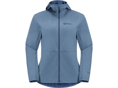 JACK WOLFSKIN Damen Jacke FELDBERG HOODY W Blau