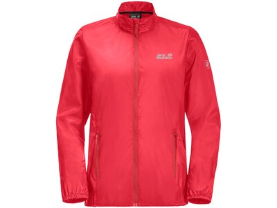 JACK WOLFSKIN Damen Funktionsjacke PACK & GO WINDSHELL W Rot