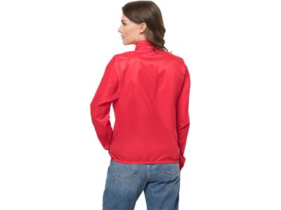 JACK WOLFSKIN Damen Funktionsjacke PACK & GO WINDSHELL W Rot