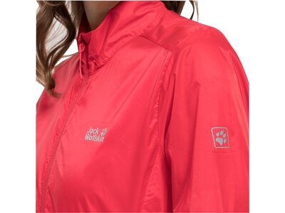 JACK WOLFSKIN Damen Funktionsjacke PACK & GO WINDSHELL W Rot