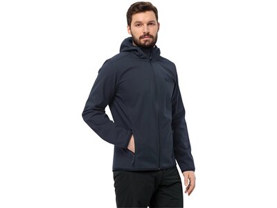 JACK WOLFSKIN Herren Funktionsjacke BORNBERG HOODY M Blau