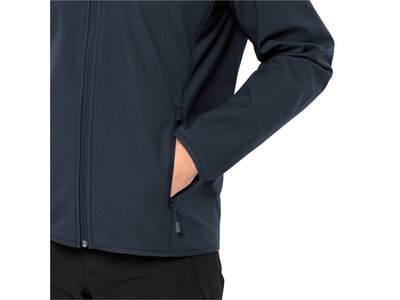 JACK WOLFSKIN Herren Funktionsjacke BORNBERG HOODY M Blau