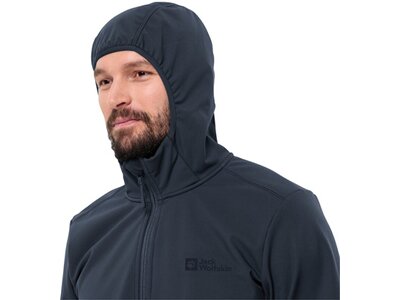 JACK WOLFSKIN Herren Funktionsjacke BORNBERG HOODY M Blau