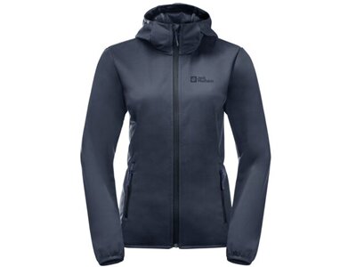 JACK WOLFSKIN Damen Funktionsjacke BORNBERG HOODY W Blau