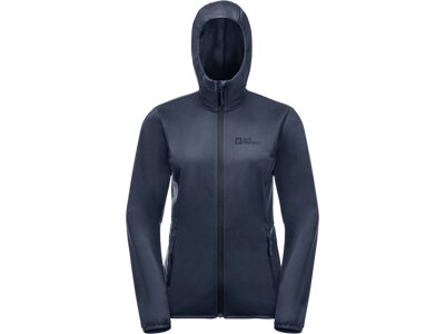 JACK WOLFSKIN Damen Funktionsjacke BORNBERG HOODY W Blau
