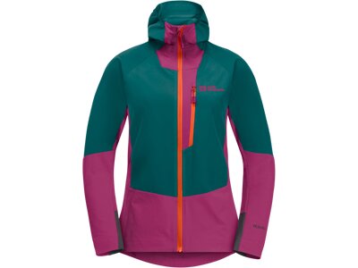 JACK WOLFSKIN Damen Jacke ALPSPITZE HOODY W Blau