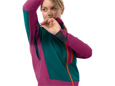 JACK WOLFSKIN Damen Jacke ALPSPITZE HOODY W Blau