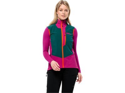 JACK WOLFSKIN Damen Weste ALPSPITZE VEST W Pink