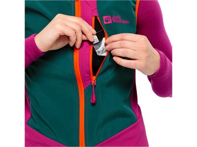 JACK WOLFSKIN Damen Weste ALPSPITZE VEST W Pink