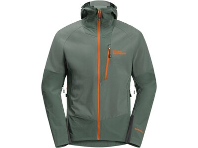 JACK WOLFSKIN Herren Jacke ALPSPITZE HOODY M Grau