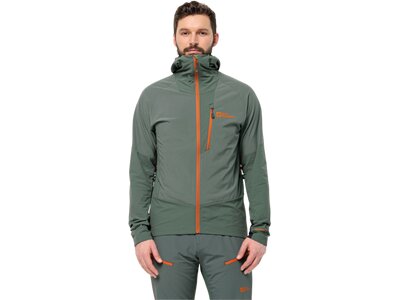 JACK WOLFSKIN Herren Jacke ALPSPITZE HOODY M Grau