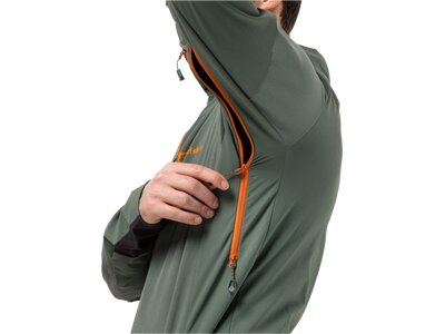 JACK WOLFSKIN Herren Jacke ALPSPITZE HOODY M Grau