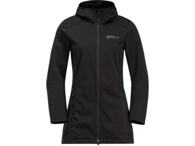 JACK WOLFSKIN Damen Jacke WINDHAIN COAT W Schwarz