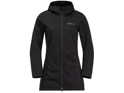 JACK WOLFSKIN Damen Jacke WINDHAIN COAT W Schwarz