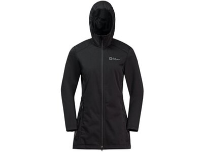 JACK WOLFSKIN Damen Jacke WINDHAIN COAT W Schwarz