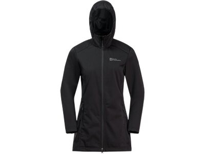 JACK WOLFSKIN Damen Jacke WINDHAIN COAT W Schwarz