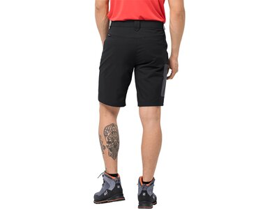 JACK WOLFSKIN Herren Wanderbermudas "Active Track Shorts" Schwarz