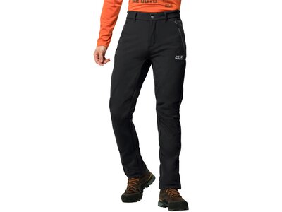 JACK WOLFSKIN Herren Hose ZENON SOFTSHELL PANTS MEN Schwarz