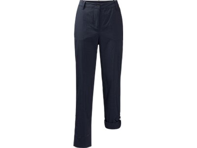 JACK WOLFSKIN Damen Hose DESERT ROLL UP PANTS W Schwarz