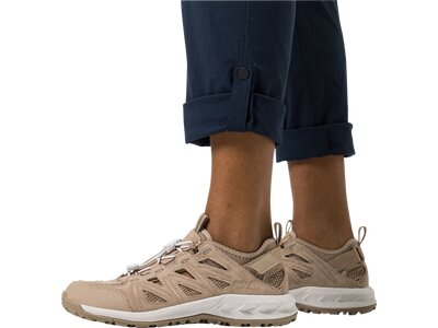 JACK WOLFSKIN Damen Hose DESERT ROLL UP PANTS W Schwarz