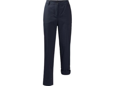 JACK WOLFSKIN Damen Hose DESERT ROLL UP PANTS W Schwarz