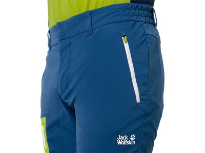 JACK WOLFSKIN Herren Softshellhose OVERLAND Blau