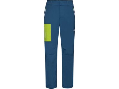 JACK WOLFSKIN Herren Softshellhose OVERLAND Blau