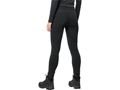 JACK WOLFSKIN Damen Hose SALMASER TIGHTS W Schwarz