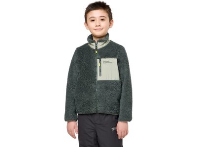 JACK WOLFSKIN Kinder Unterjacke ICE CURL JACKET K Grün