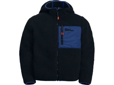 JACK WOLFSKIN Kinder Unterjacke ICE CURL HOOD JACKET K Blau