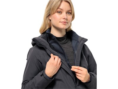 JACK WOLFSKIN Damen Unterjacke MOONRISE FZ W Blau