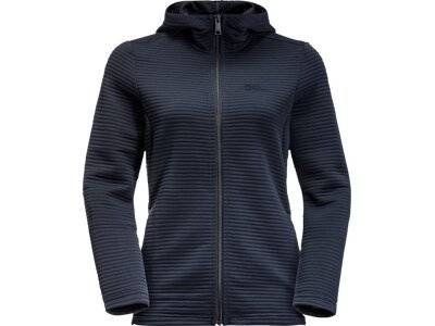 JACK WOLFSKIN Damen Unterjacke MODESTO HOODED JKT WOMEN Schwarz