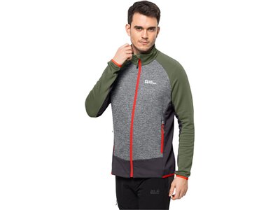 JACK WOLFSKIN Herren Unterjacke SKY PEAK FZ M Grau