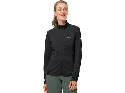 JACK WOLFSKIN Damen Unterjacke GRADIENT JACKET W Schwarz