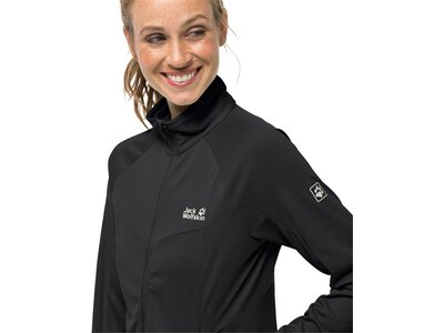 JACK WOLFSKIN Damen Unterjacke GRADIENT JACKET W Schwarz