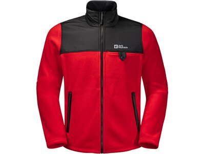 JACK WOLFSKIN Herren Unterjacke DNA GRIZZLY FZ M Rot