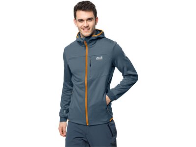 JACK WOLFSKIN Herren Unterjacke HYDRO GRID FLEECE Grau