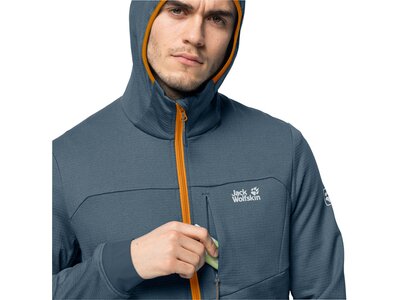 JACK WOLFSKIN Herren Unterjacke HYDRO GRID FLEECE Grau