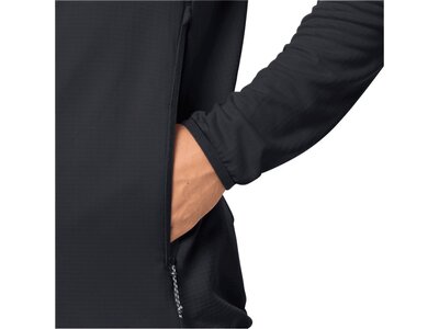 JACK WOLFSKIN Herren Unterjacke DNA FLEECE M Schwarz