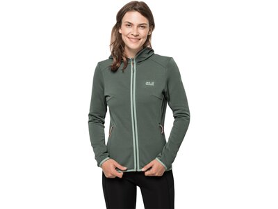 JACK WOLFSKIN Damen Unterjacke TURBULENCE FLEECE W Grün