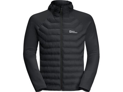 JACK WOLFSKIN Damen Unterjacke ROUTEBURN PRO HYBRID M Schwarz