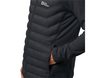 JACK WOLFSKIN Damen Unterjacke ROUTEBURN PRO HYBRID M Schwarz