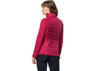 JACK WOLFSKIN Damen Unterjacke BERGLAND HYBRID W Rot