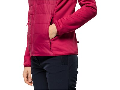 JACK WOLFSKIN Damen Unterjacke BERGLAND HYBRID W Rot