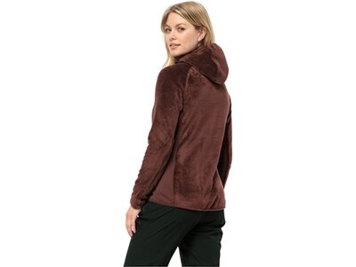 JACK WOLFSKIN Damen Unterjacke ROTWAND HOODED FZ W Grau