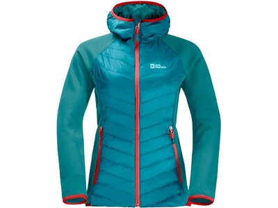 JACK WOLFSKIN Damen Unterjacke ROUTEBURN PRO HYBRID W Blau