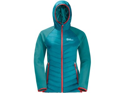 JACK WOLFSKIN Damen Unterjacke ROUTEBURN PRO HYBRID W Blau