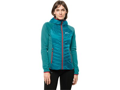 JACK WOLFSKIN Damen Unterjacke ROUTEBURN PRO HYBRID W Blau