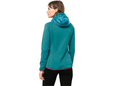 JACK WOLFSKIN Damen Unterjacke ROUTEBURN PRO HYBRID W Blau