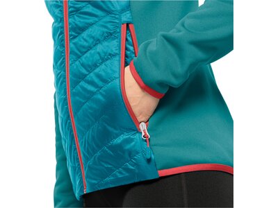 JACK WOLFSKIN Damen Unterjacke ROUTEBURN PRO HYBRID W Blau